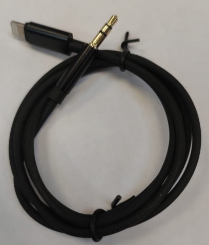 Cabluri telefon-tableta - Cablu audio JACK 3.5 mm Stereo tata - Lightning iPhone 1m negru JH-023 – IoElectronice.ro