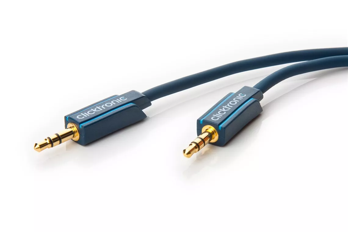 Conectica - Cablu audio Profesional Jack 3.5 mm 3m tata-tata stereo OFC cupru fara oxigen Clicktronic