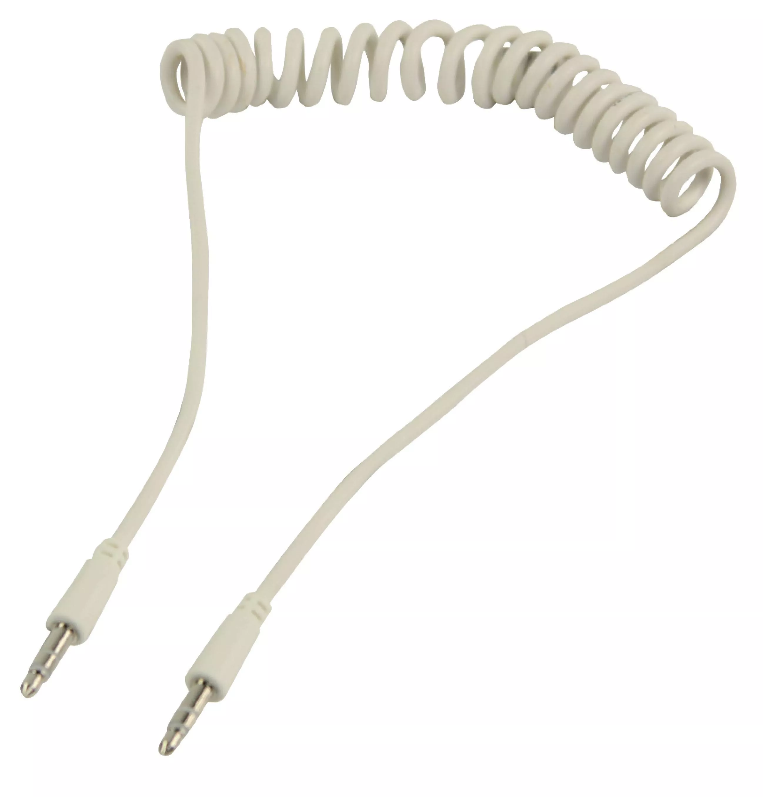 Cabluri Jack - Cablu audio JACK spiralat 3.5 mm stereo tata la 3.5 mm stereo tata 1m Valueline – IoElectronice.ro