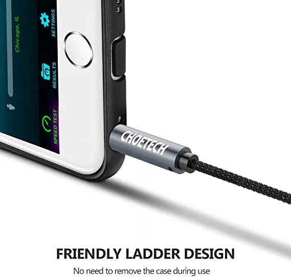 Cablu audio jack stereo 3.5 mm tata - 3.5 mm tata 1.2m negru Choetech, garanție 24 luni [2]