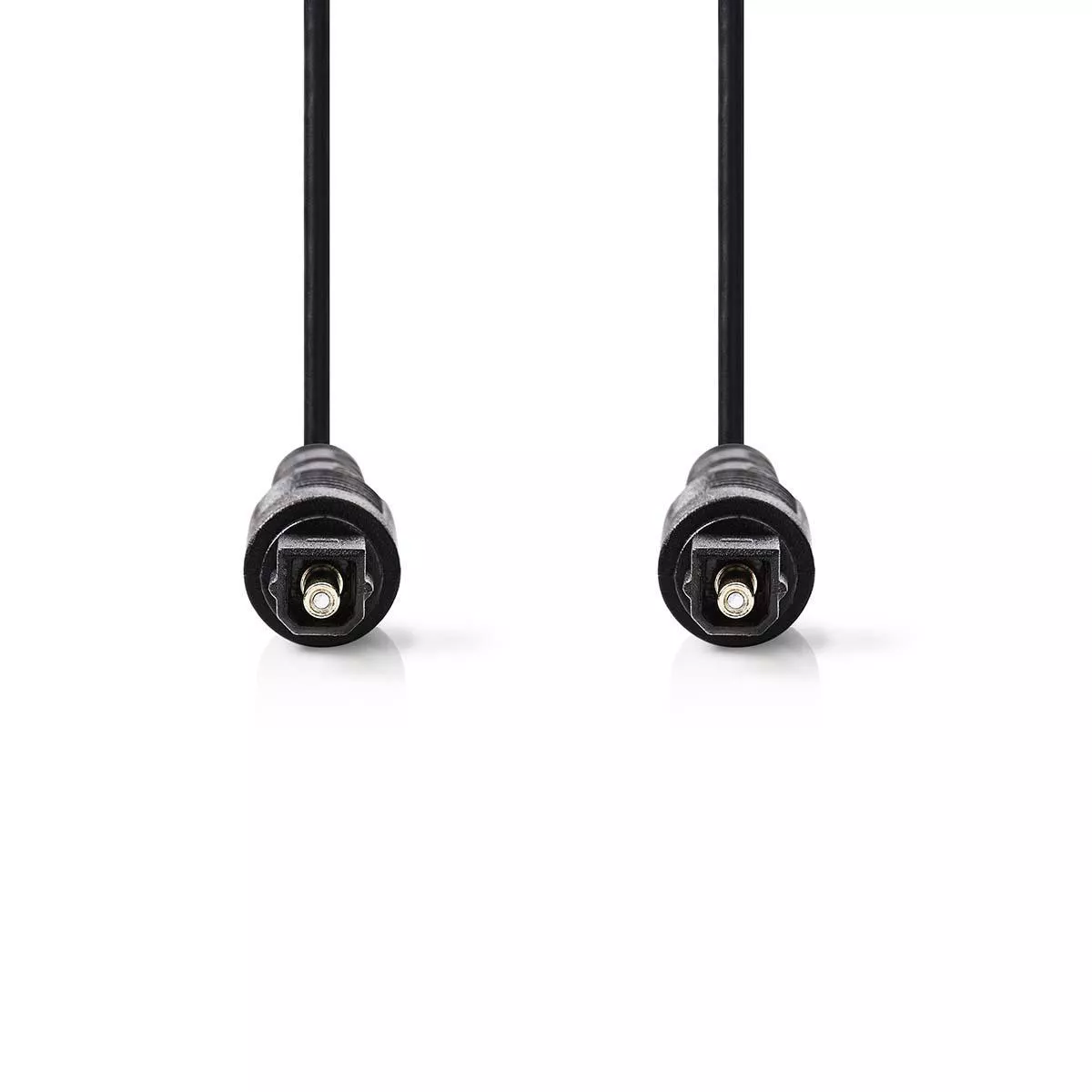 Cablu Audio Optic Toslink 1m Negru Nedis, conexiune Toslink, standard optic digital [1]