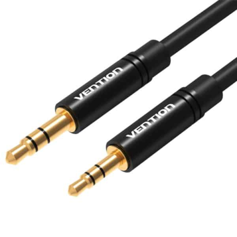 Cabluri Jack - Cablu audio stereo Jack 2.5mm - 3.5mm 3pin tata-tata 1.5m negru VENTION BALBG – IoElectronice.ro