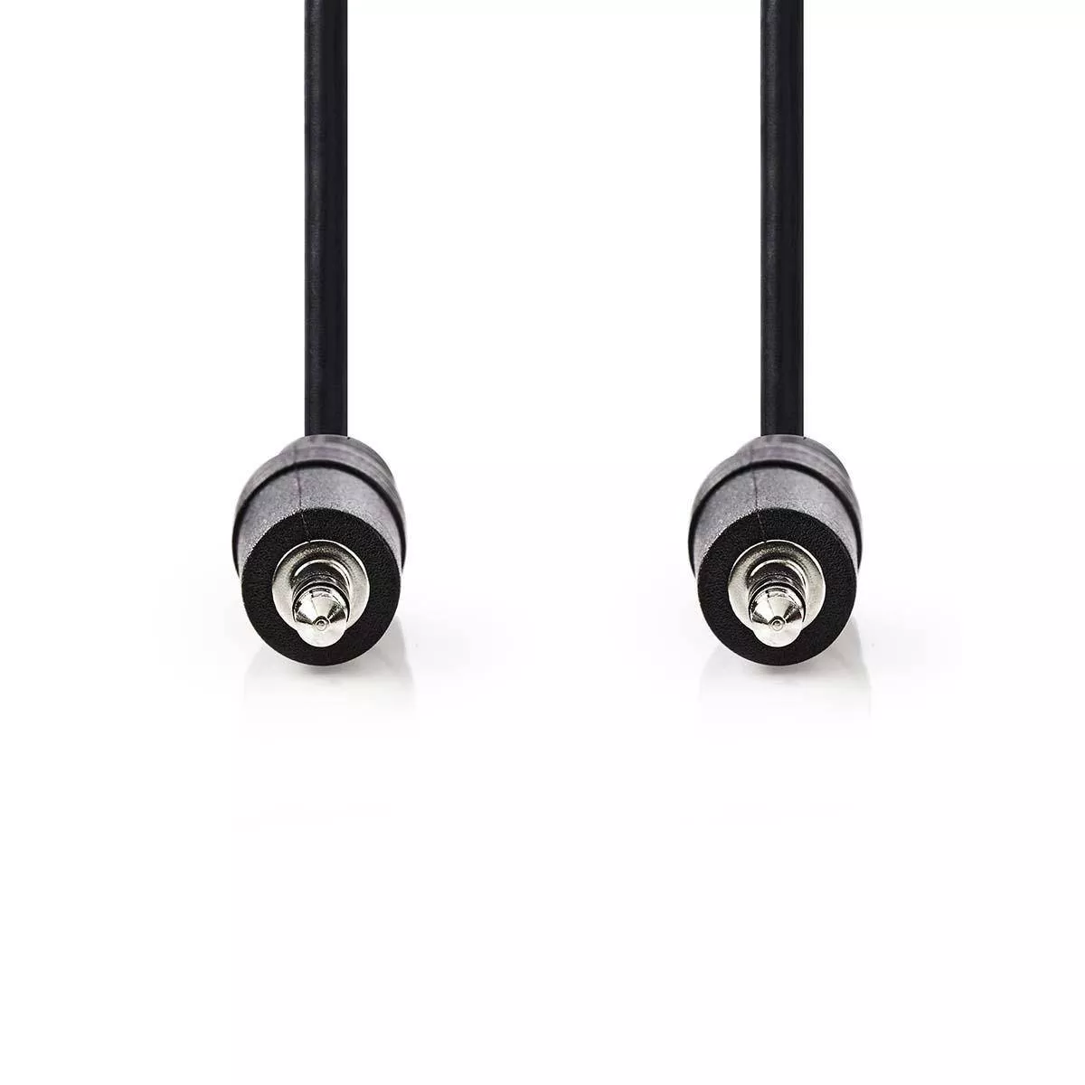 Cablu audio stereo 3.5 mm tata - 3.5 mm tata 0.5m Nedis, lungime 50 cm, conexiune JACK stereo, garanție 24 luni. [1]