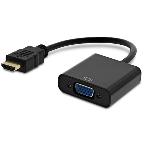 Conectica - Cablu convertor HDMI la VGA mama 1920x1080p negru
