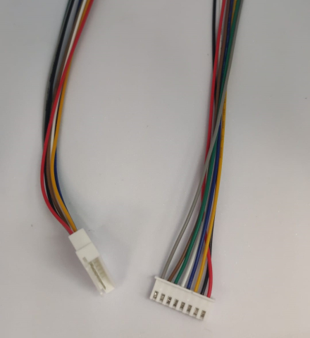 Mufe AC-DC - Cablu cu conectori 8 pini pas 2.54 mm mama și tata cu fire set 2 buc – IoElectronice.ro