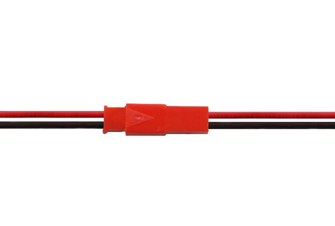 Cablu 2 pini tata/mama mic roșu JST 2B 15cm OEM pentru conexiuni electrice precise [3]