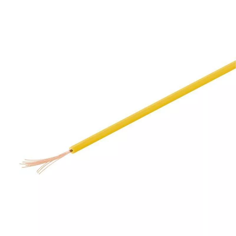 Cabluri - Cablu cupru multifilar izolat 10m galben 1x0.14mm Goobay – IoElectronice.ro