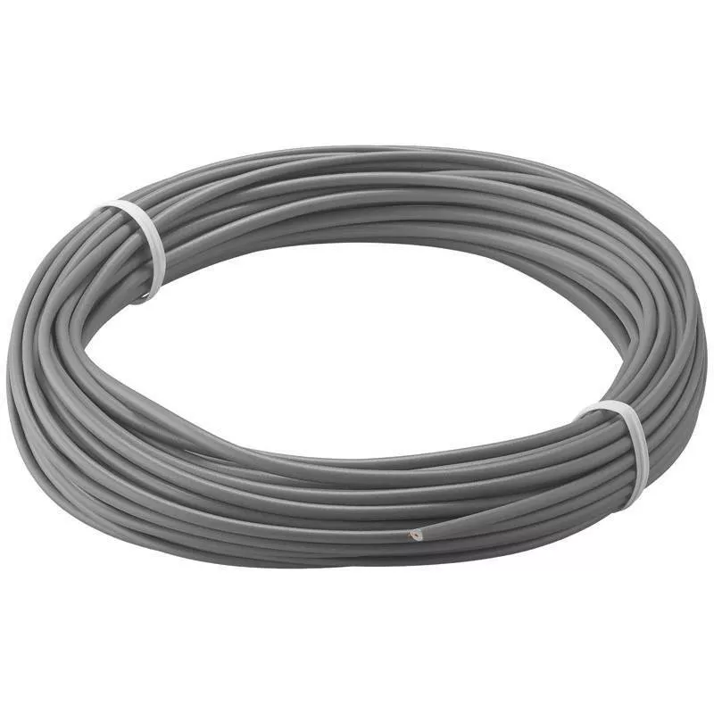 Cablu cupru multifilar izolat 10m gri 1x0.14mm Goobay pentru conexiuni electrice [1]