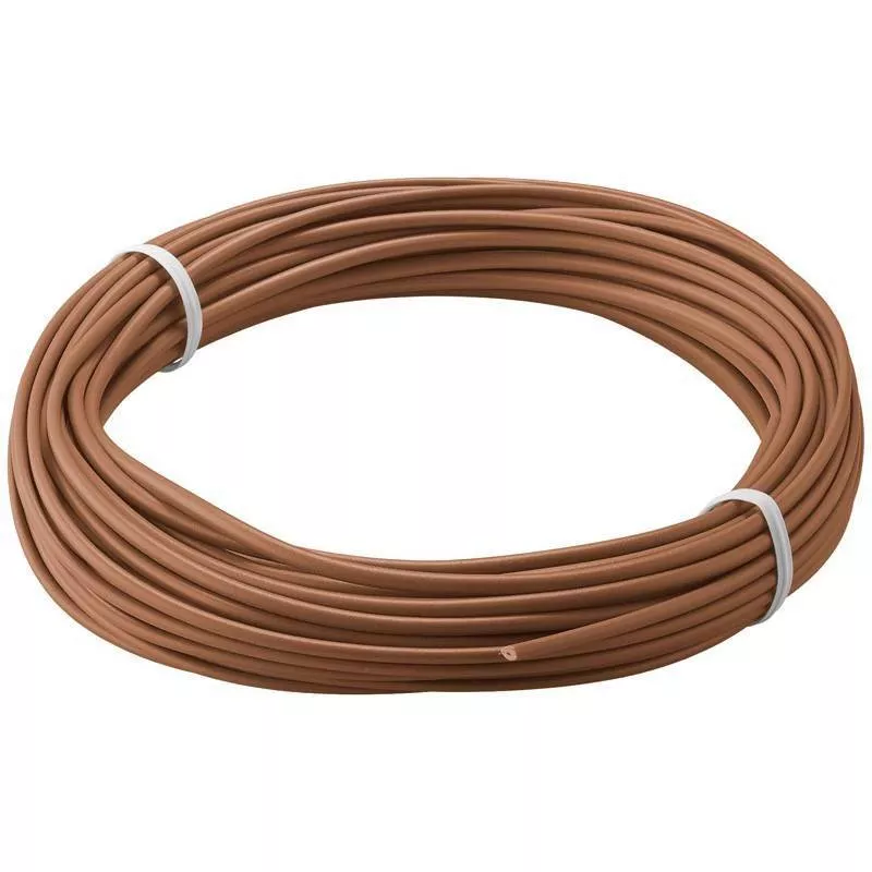 Cablu cupru multifilar izolat 1x0.14mm 10m maro Goobay [1]
