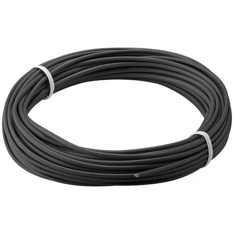 Cablu cupru multifilar izolat 10m negru 1x0.14mm Goobay pentru conexiuni electrice [1]