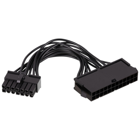 Adaptoare PC - Cablu de alimentare 14pin tata - ATX mama 24pin 0.1m AKYGA AK-CA-77 – IoElectronice.ro