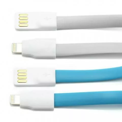 Cabluri telefon-tableta - Cablu de date iPhone 5, 5s, 5c, 6, 6s, 6 Plus 90cm, diferite culori – IoElectronice.ro