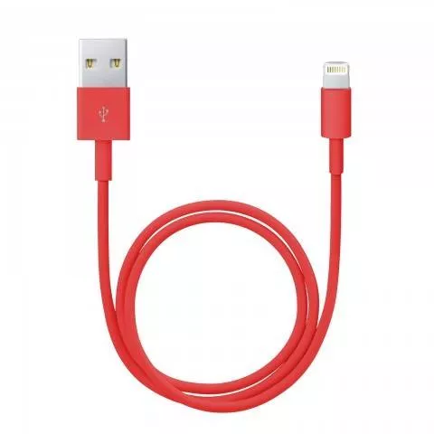 Cablu de date 1m Apple USB 2.0 rotund învelis textil multicolor Delight [3]