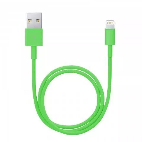 Cablu de date 1m Apple USB 2.0 rotund învelis textil multicolor Delight [1]