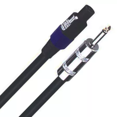 Cabluri Speakon - Cablu difuzor 6.3mm Jack tata la Speakon 20m – IoElectronice.ro