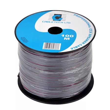 Cabluri difuzor - Cablu difuzor CCA 2x0.16mm negru 1m Cabletech KAB0350 – IoElectronice.ro