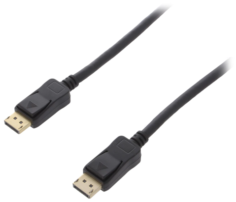 Conectica - Cablu DisplayPort V1.4 - DisplayPort V1.4 mufa tata in ambele parti 1.5m QOLTEC 50586 – IoElectronice.ro