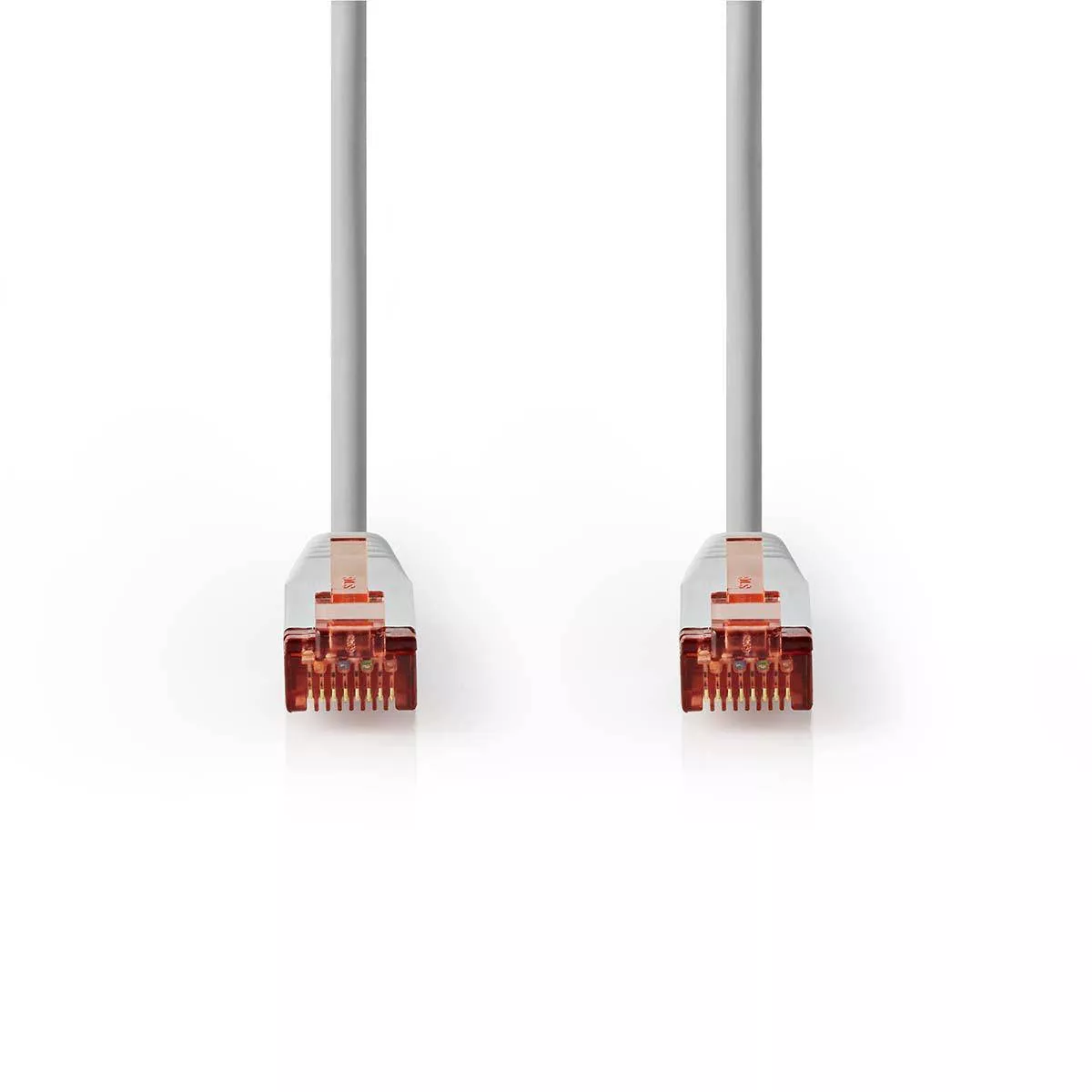 Cablu FTP CAT6 2m RJ45-RJ45 gri Nedis, patch cord, standard Cat 6, conexiune RJ45. [1]