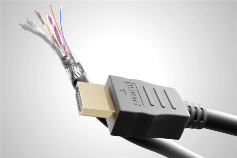 Cablu HDMI 2.1 1.5m High Speed + Ethernet Goobay 61639 4K 120Hz placat cu aur [1]