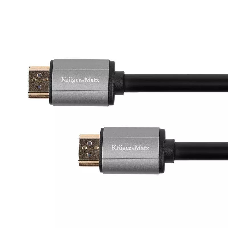 Cabluri - Cablu HDMI - HDMI 3m V2.0 4K UHD 60Hz Basic KRUGER&MATZ – IoElectronice.ro