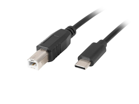 Cabluri - Cablu imprimanta 1.8m USB-C3.1 tata - USB2.0 B tata negru – IoElectronice.ro