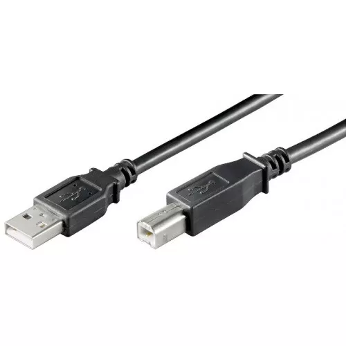 Cabluri USB - Cablu imprimanta USB 5m USB A la USB B cupru USB 2.0 Hi-Speed Goobay – IoElectronice.ro