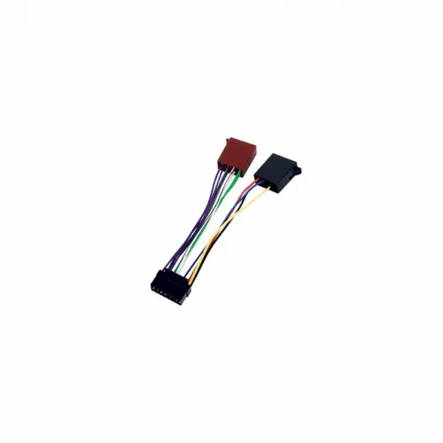 Cablu ISO pentru conectare player auto JVC 16p 12 conectori Well – IoElectronice.ro [1]