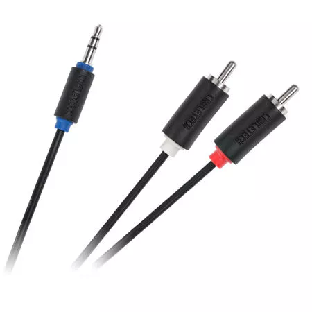 Cabluri Jack - Cablu Jack 3.5mm la 2x RCA, 5m, Cabletech – Conexiune audio stereo de înaltă calitate