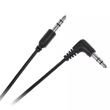 Cabluri Jack - Cablu Jack 3.5 mm la 3.5 mm 90 grade 50cm Cabletech – IoElectronice.ro