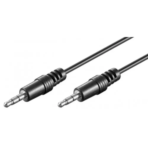 Cabluri Jack - Cablu Jack 3.5 mm stereo 2.5m conductor cupru Goobay – IoElectronice.ro