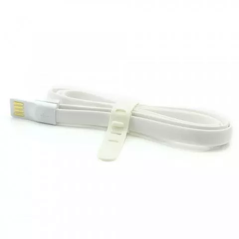 Cablu Micro USB 90cm USB 2.0 OEM, conector micro USB tata și USB A tata, placat cu aur, cablu plat. [3]