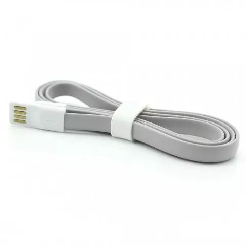 Cablu Micro USB 90cm USB 2.0 OEM, conector micro USB tata și USB A tata, placat cu aur, cablu plat. [5]