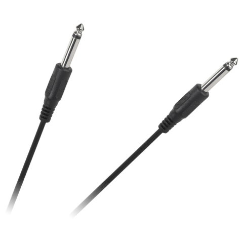 Cabluri Jack - Cablu microfon Jack 6.3 mm mono la 6.3 mm mono 1m – IoElectronice.ro