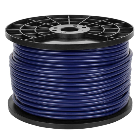 Cablu microfon STEREO albastru 6mm KAB0605C 2x20 fire Cupru 1m Cabletech [1]