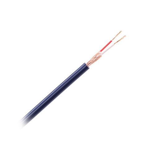 Cabluri - Cablu microfon STEREO albastru 6mm KAB0605C conductor interior 2x20 fire Cupru x0.12mm rola preț 1m Cabletech – IoElectronice.ro