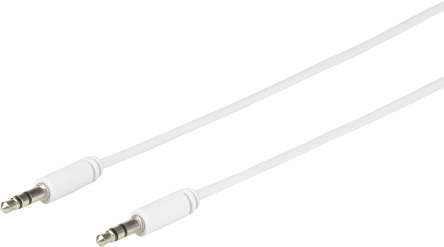 Cabluri Jack - Cablu mini JACK 3.5 mm tata tata 2m alb eSTUFF – IoElectronice.ro