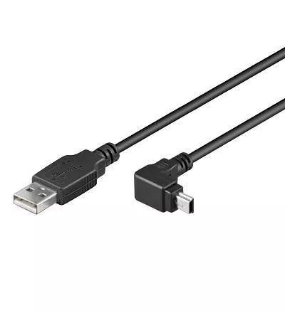 Telefoane-tablete - Cablu mini USB 90 grade 1.8m pentru GPS-uri Goobay