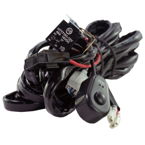 Becuri auto - Cablu o ieșire cu întrerupător pentru bară sau proiector LED 12-24V 480W 40A CLL012 Carguard – IoElectronice.ro