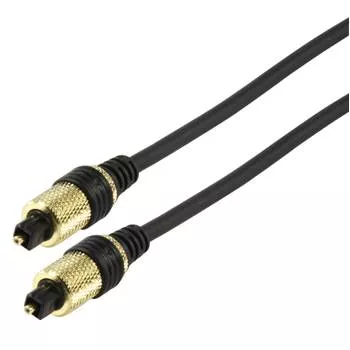 Cabluri Toslink - Cablu optic Toslink tata - Toslink tata profesional 1m – IoElectronice.ro