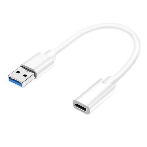 Cabluri telefon-tableta - Cablu OTG USB 3.0 A tata - USB 3.1 mama 0.1m alb – IoElectronice.ro