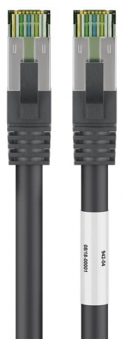 Cablu patchcord Cat8.1 SFTP 3m, RJ45 cupru negru, de înaltă viteză 2000MHz pentru rețele Ethernet performante [2]