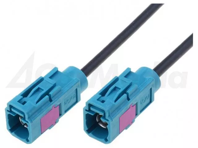 Cabluri fakra - Cablu prelungitor antenă Fakra 6m pentru car audio, conector mama din ambele părți, calitate premium