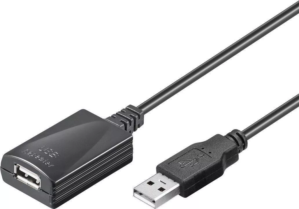 Cabluri USB - Cablu prelungitor activ USB 5m extensibil până la 20m Goobay – IoElectronice.ro