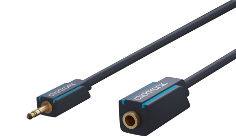 Cabluri Jack - Cablu prelungitor audio Profesional Jack 3.5 mm 5m mama-tata stereo OFC cupru dublu ecranat fără oxigen Clicktronic 70489 – IoElectronice.ro