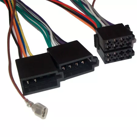 Cablu prelungitor auto ISO mama la tata pentru radio, CD/DVD/MP3, prelungire cablu audio auto, conector ISO lipit [1]