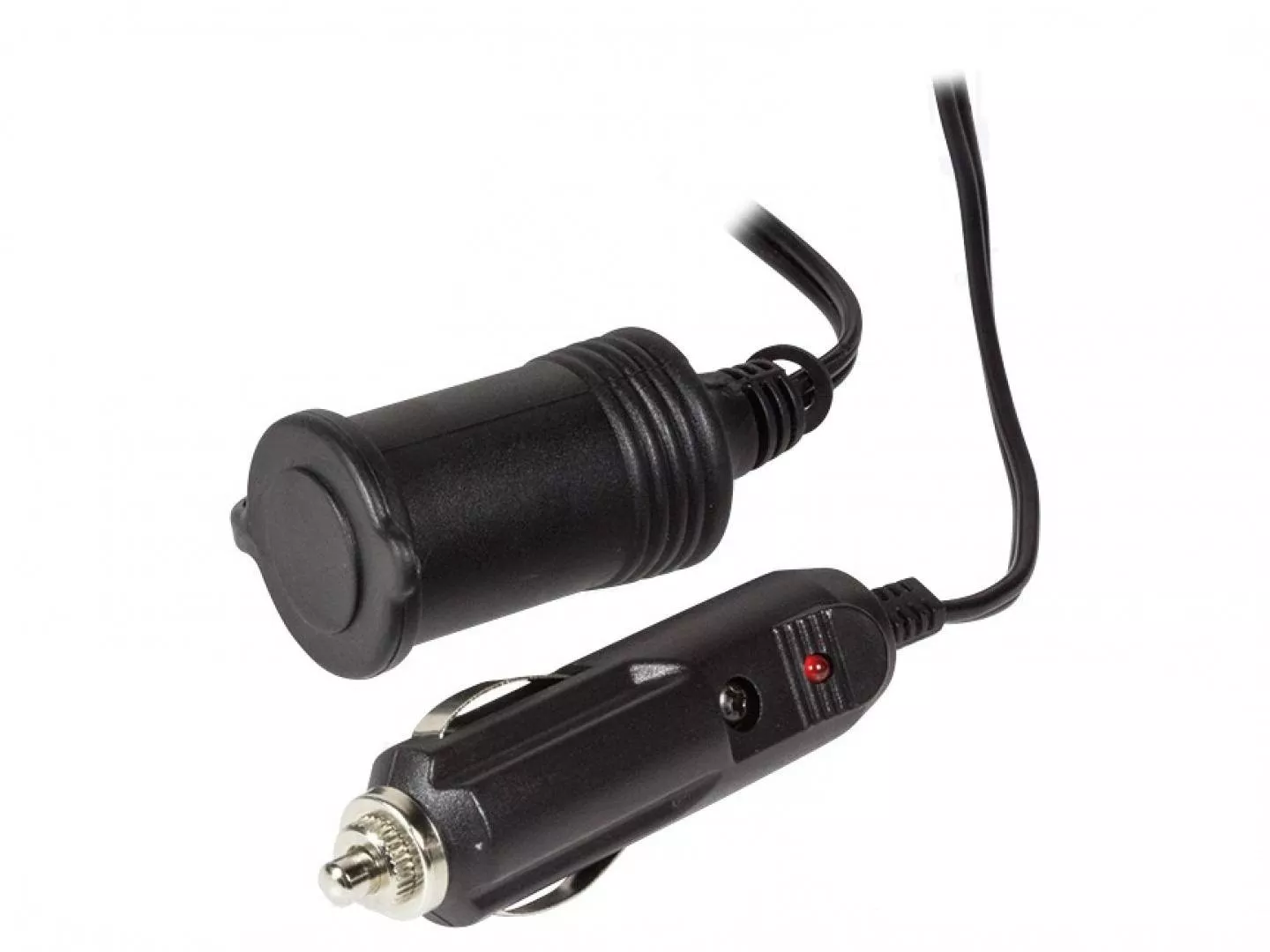 Accesorii Auto - Cablu prelungitor bricheta auto mama-tata 8A 2m LOGILINK CP0111, compatibil cu diverse dispozitive auto.