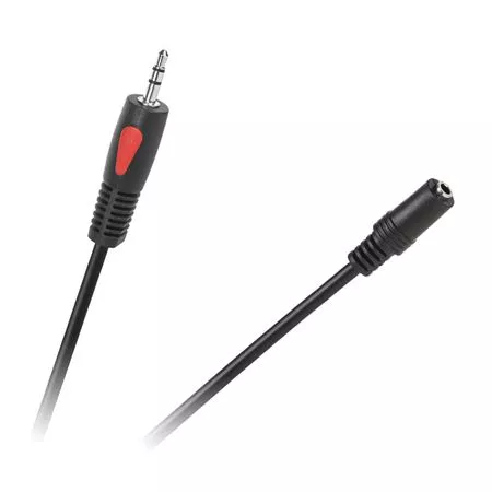 Cabluri Jack - Cablu prelungitor Jack 3.5 mm 5m Eco-line Cabletech – IoElectronice.ro