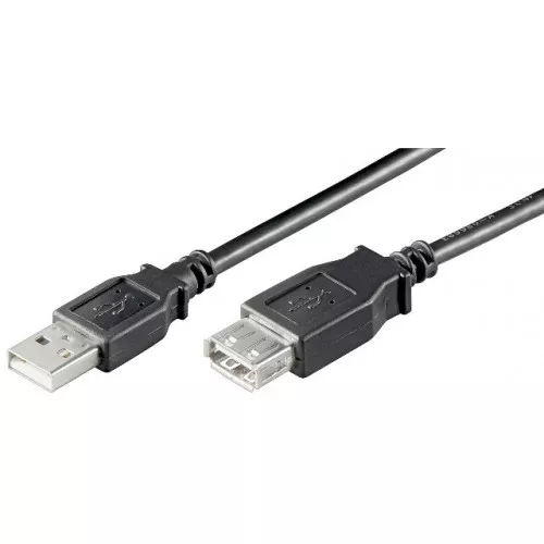 Cabluri - Cablu Prelungitor USB 2.0 A Tata la A Mama, 0.3m, Cupru, Compatibil PC și Periferice