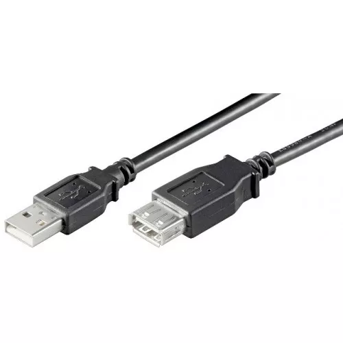 Cabluri USB - Cablu prelungitor USB 0.6m A tata la USB A mama cupru Goobay – IoElectronice.ro