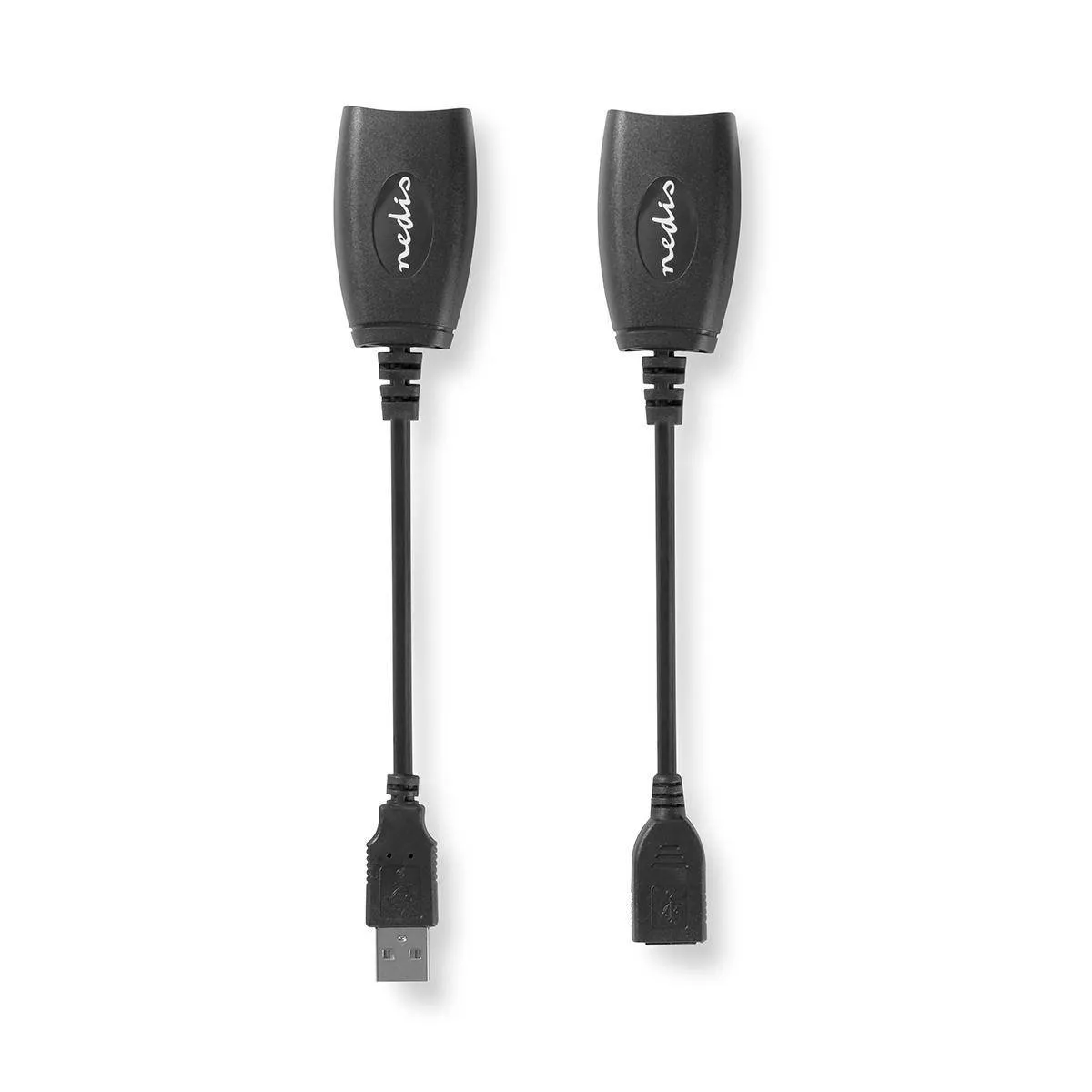 Cabluri USB - Cablu prelungitor USB 2.0 Nedis 50m, extensie activă, compatibil USB 1.1, ideal pentru imprimantă și webcam